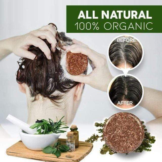 Gadgets d'Eve beauté BARSHOO™ : Shampoing Solide Naturel pour la Restoration de la Couleur Naturel de vos Cheveux